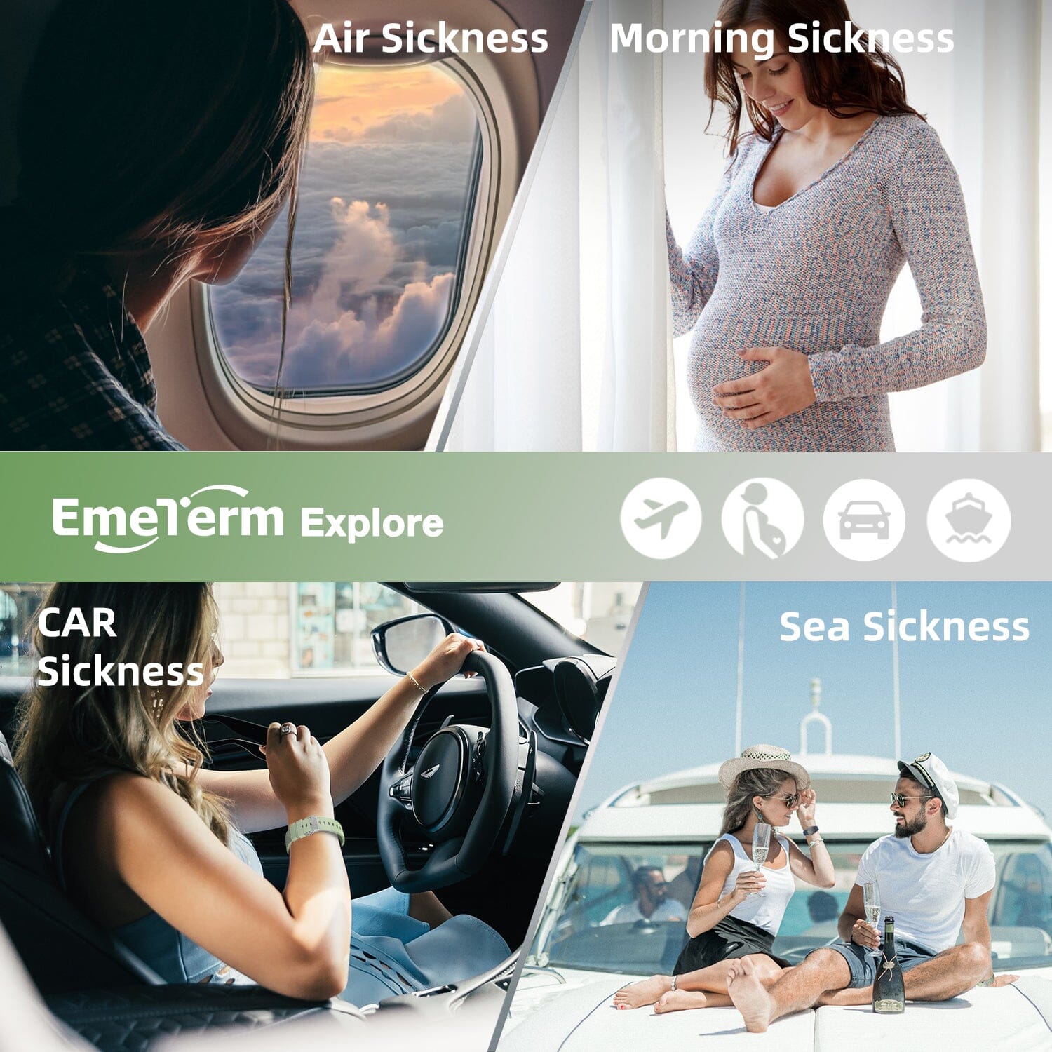 EmeTerm Explore Anti - Nausea Band - EmeTerm
