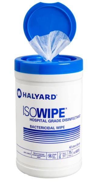 ISOWIPE Antibacterial Wipes - Halyard